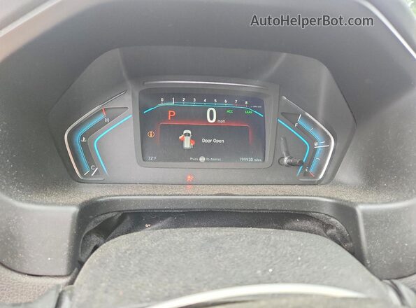 5FNRL6H75JB054884 2018 HONDA ODYSSEY Серебряный Вид щитка приборов
