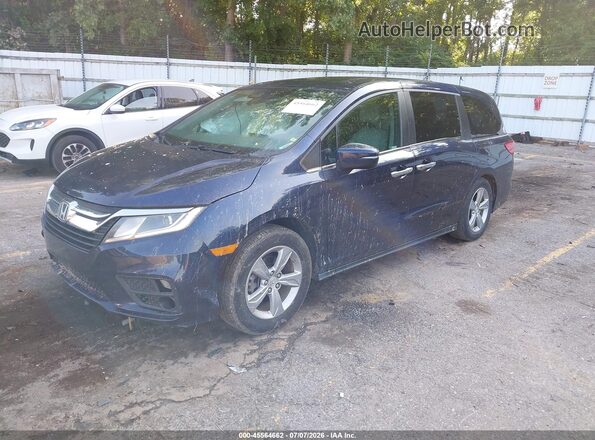 5FNRL6H75JB075685 2018 HONDA ODYSSEY Blue Передня ліва чверть