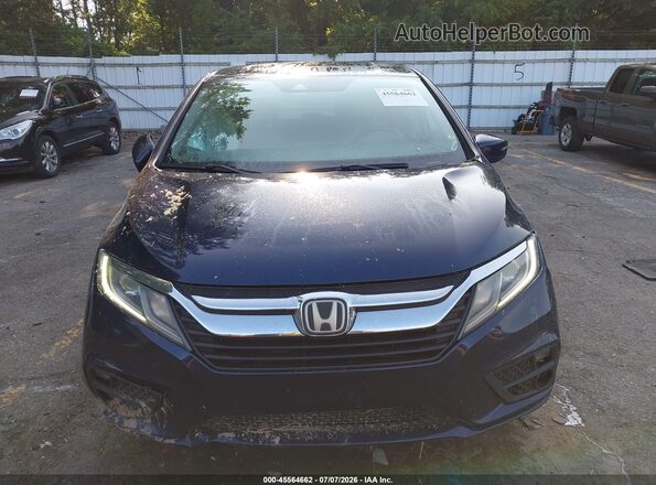 5FNRL6H75JB075685 2018 HONDA ODYSSEY Blue Вид щитка приладів
