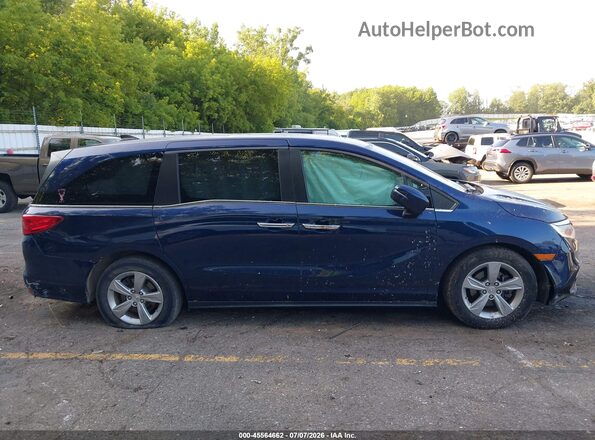 5FNRL6H75JB075685 2018 HONDA ODYSSEY Blue Вид задньої частини салону