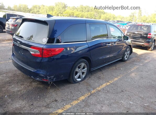 5FNRL6H75JB075685 2018 HONDA ODYSSEY Blue Задня права чверть
