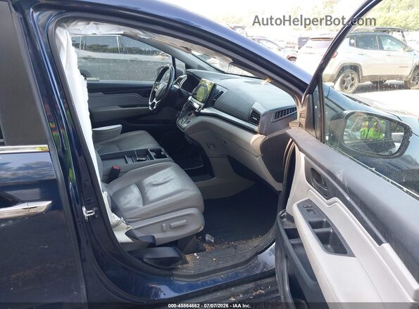 5FNRL6H75JB075685 2018 HONDA ODYSSEY Blue Вид салону спереду
