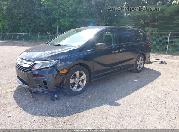 5FNRL6H75JB095189 2018 HONDA ODYSSEY Black Front left