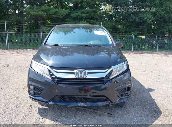 5FNRL6H75JB095189 2018 HONDA ODYSSEY Black Rear interior view