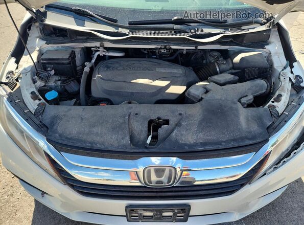 5FNRL6H75JB099369 2018 HONDA ODYSSEY White Вид підкапотного простору