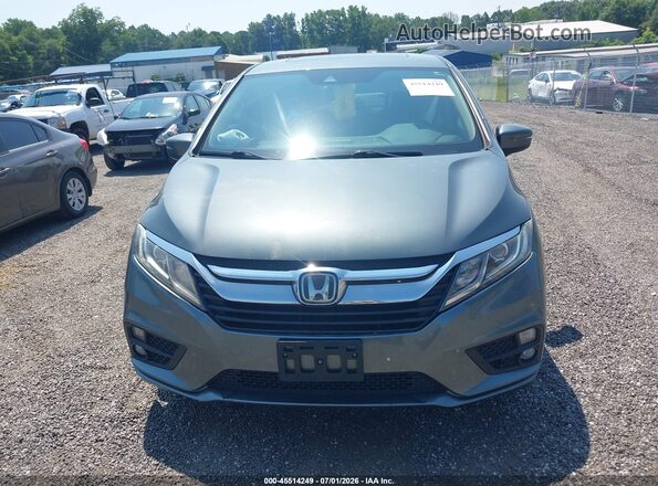 5FNRL6H75KB099910 2019 HONDA ODYSSEY Gray Widok zestawu wskaźników