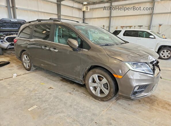 5FNRL6H75LB014274 2020 HONDA ODYSSEY Gray Delantero derecho