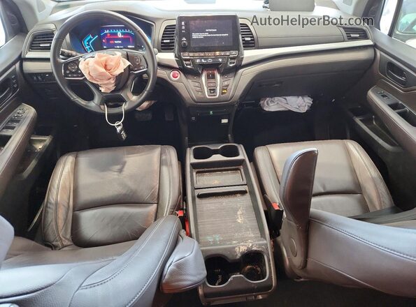 5FNRL6H75LB014274 2020 HONDA ODYSSEY Gray Vista del salpicadero