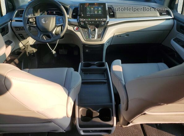5FNRL6H75LB022150 2020 HONDA ODYSSEY Gray Առջևի վահանակի տեսք