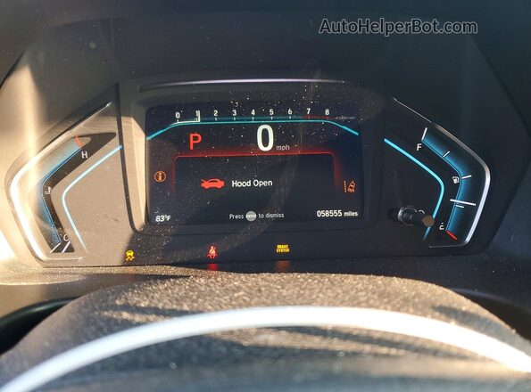 5FNRL6H75LB022150 2020 HONDA ODYSSEY Gray Սարքավորումների վահանակի տեսք