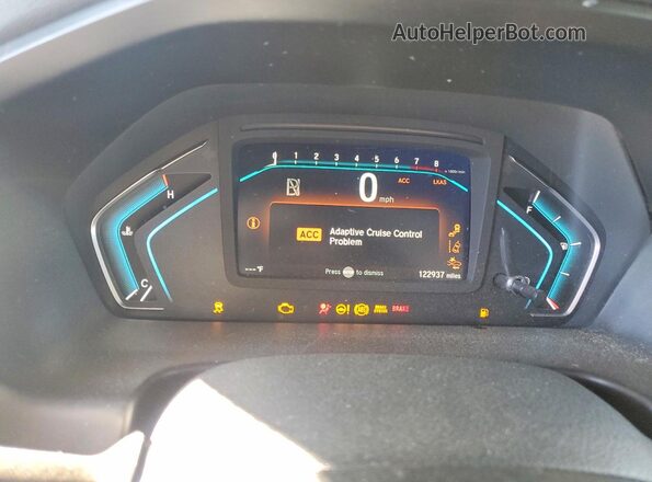 5FNRL6H75LB035061 2020 HONDA ODYSSEY Серебряный Вид щитка приборов