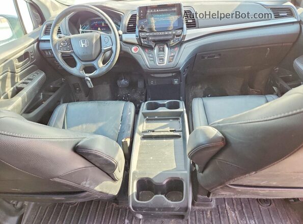 5FNRL6H75MB023509 2021 HONDA ODYSSEY White Առջևի վահանակի տեսք