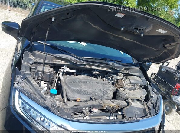 5FNRL6H75MB027303 2021 HONDA ODYSSEY Black Հետևի տեսք