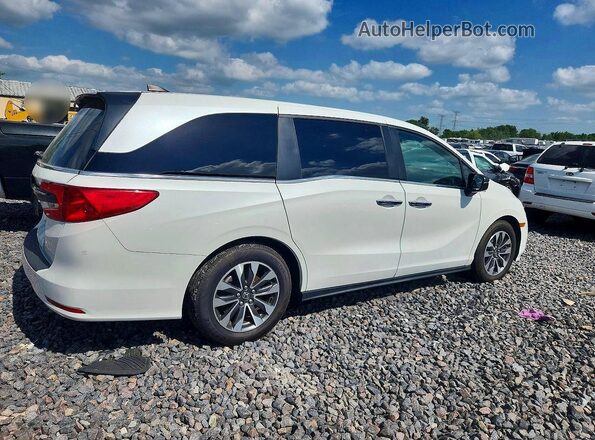 5FNRL6H75MB043517 2021 HONDA ODYSSEY Белый Задняя правая четверть