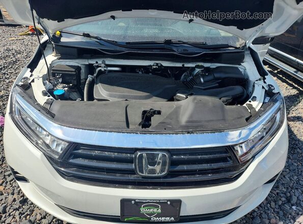 5FNRL6H75MB043517 2021 HONDA ODYSSEY Белый Вид подкапотного пространства