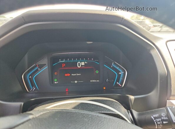 5FNRL6H75MB043517 2021 HONDA ODYSSEY Белый Вид щитка приборов