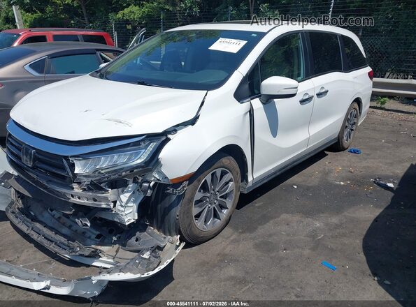 5FNRL6H75NB011412 2022 HONDA ODYSSEY White Передня ліва чверть