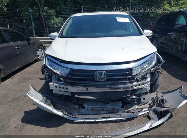 5FNRL6H75NB011412 2022 HONDA ODYSSEY White Вид щитка приладів