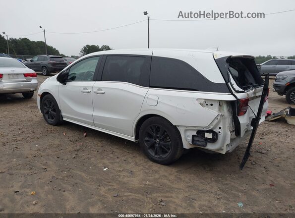 5FNRL6H75PB003524 2023 HONDA ODYSSEY White Trasero izquierdo