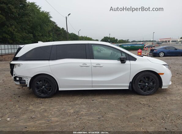 5FNRL6H75PB003524 2023 HONDA ODYSSEY White Vista interior de 360 grados