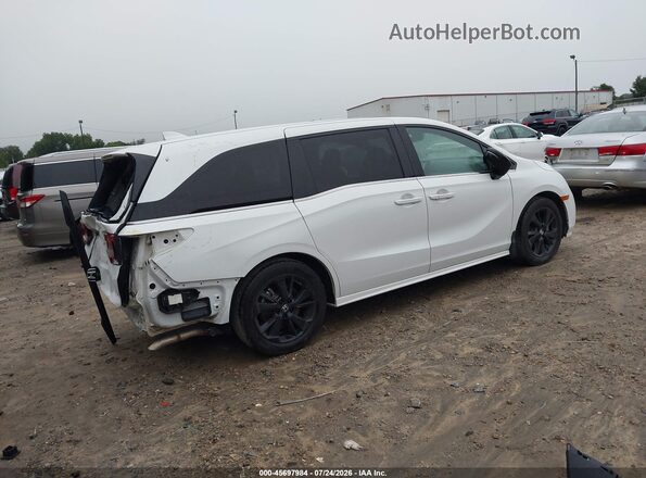 5FNRL6H75PB003524 2023 HONDA ODYSSEY White Trasero derecho