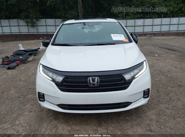 5FNRL6H75PB003524 2023 HONDA ODYSSEY White Vista interior trasera