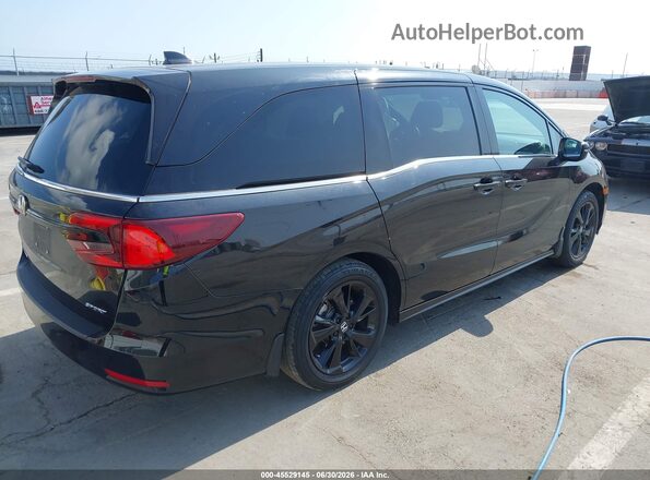 5FNRL6H75RB063936 2024 HONDA ODYSSEY Black უკანა მარჯვენა