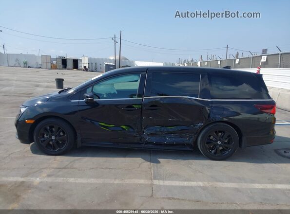5FNRL6H75RB063936 2024 HONDA ODYSSEY Black სალონის 360-გრადუსიანი ხედი