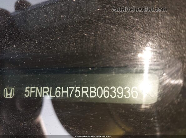 5FNRL6H75RB063936 2024 HONDA ODYSSEY Black ძრავის განყოფილების ხედი