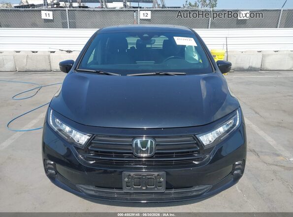 5FNRL6H75RB063936 2024 HONDA ODYSSEY Black ხელსაწყოთა პანელის ხედი