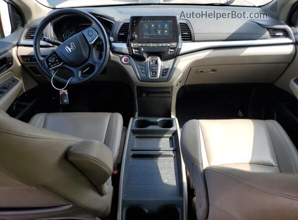 5FNRL6H76JB008173 2018 HONDA ODYSSEY Gray Widok deski rozdzielczej