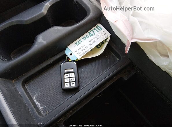 5FNRL6H76JB090597 2018 HONDA ODYSSEY Black Widok deski rozdzielczej