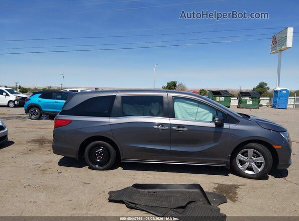 5FNRL6H76JB090597 2018 HONDA ODYSSEY Black Widok wnętrza z tyłu