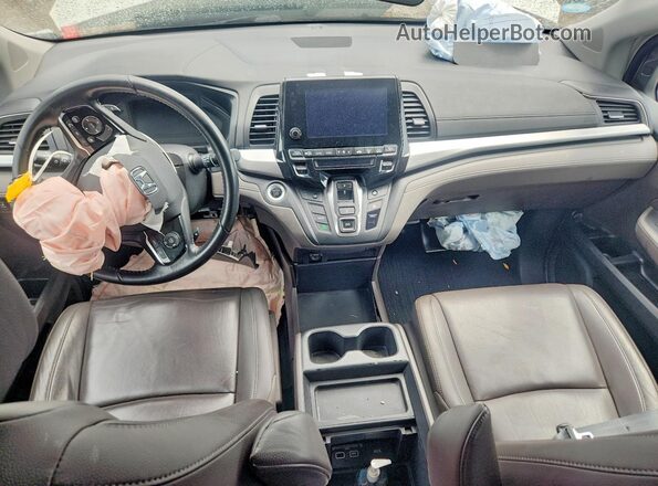 5FNRL6H76KB011950 2019 HONDA ODYSSEY White Widok deski rozdzielczej