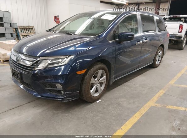 5FNRL6H76KB049565 2019 HONDA ODYSSEY Blue წინა მარცხენა ხედი სამი მეოთხედიდან