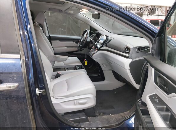 5FNRL6H76KB049565 2019 HONDA ODYSSEY Blue წინა სალონის ხედი
