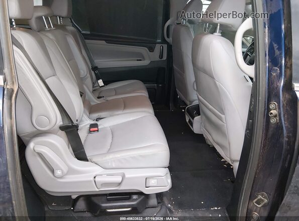 5FNRL6H76KB049565 2019 HONDA ODYSSEY Blue VIN კოდის სტიკერის ხედი