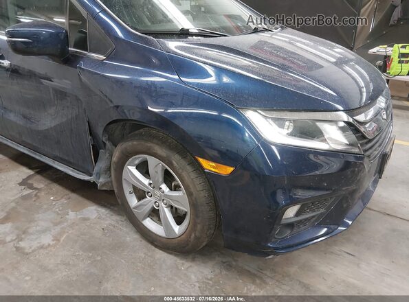 5FNRL6H76KB049565 2019 HONDA ODYSSEY Blue წინა ხედი