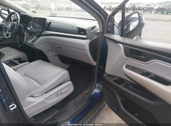5FNRL6H76KB133028 2019 HONDA ODYSSEY Blue Սալոնի դիմացի տեսք