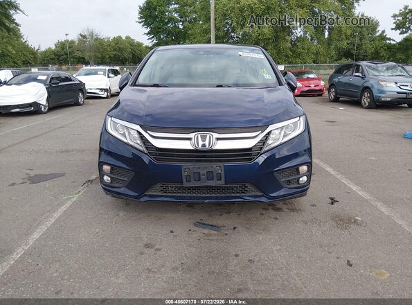 5FNRL6H76KB133028 2019 HONDA ODYSSEY Blue Սալոնի հետևի տեսք