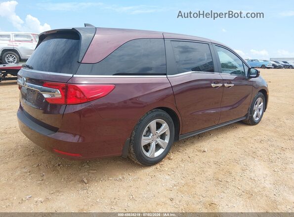 5FNRL6H76LB017247 2020 HONDA ODYSSEY Maroon Задня права чверть