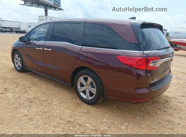5FNRL6H76LB017247 2020 HONDA ODYSSEY Maroon Задня ліва чверть