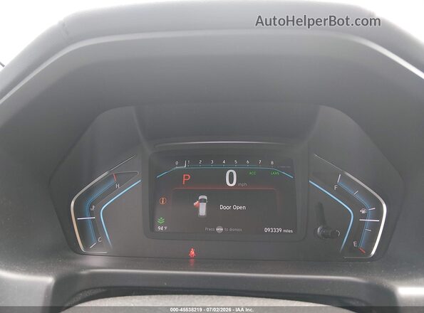 5FNRL6H76LB017247 2020 HONDA ODYSSEY Maroon Вид задніх сидінь