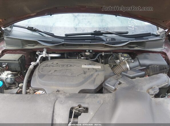 5FNRL6H76LB017247 2020 HONDA ODYSSEY Maroon Вид ззаду