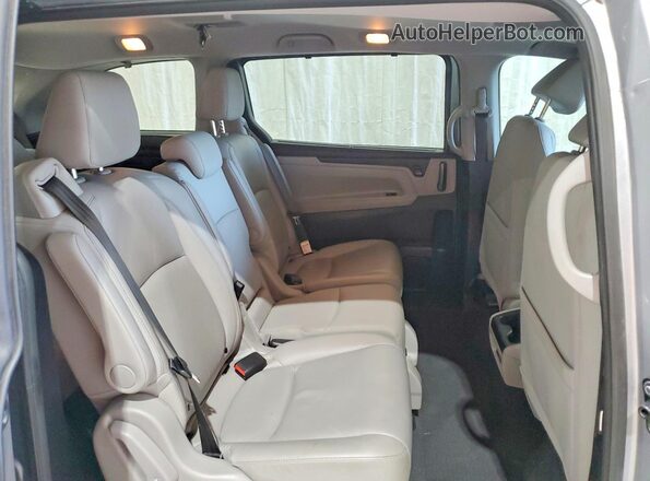 5FNRL6H76MB035152 2021 HONDA ODYSSEY Серебряный Вид задней части салона