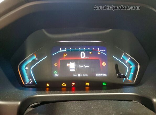 5FNRL6H76MB035152 2021 HONDA ODYSSEY Серебряный Вид щитка приборов