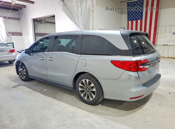 5FNRL6H76MB035152 2021 HONDA ODYSSEY Серебряный Задняя левая четверть