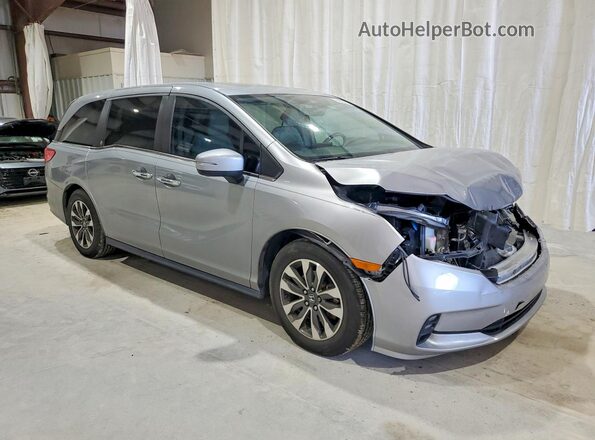 5FNRL6H76MB035152 2021 HONDA ODYSSEY Серебряный Передняя правая четверть