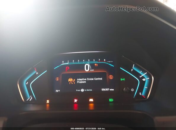 5FNRL6H76NB022502 2022 HONDA ODYSSEY Серый Вид задних сидений