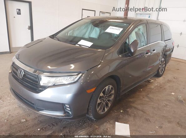 5FNRL6H76NB022502 2022 HONDA ODYSSEY Серый Передняя левая четверть